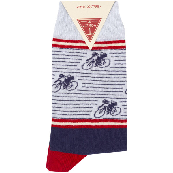Le Patron Vintage Cyclist dark blue Blauw