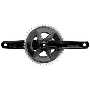 Sram crank rival dub 172.5mm 12 speed wide 43-30 z Zwart