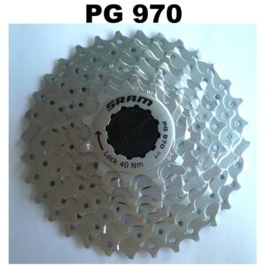 Sram pg-970 cassette 9 speed 11-32 tands Zilver