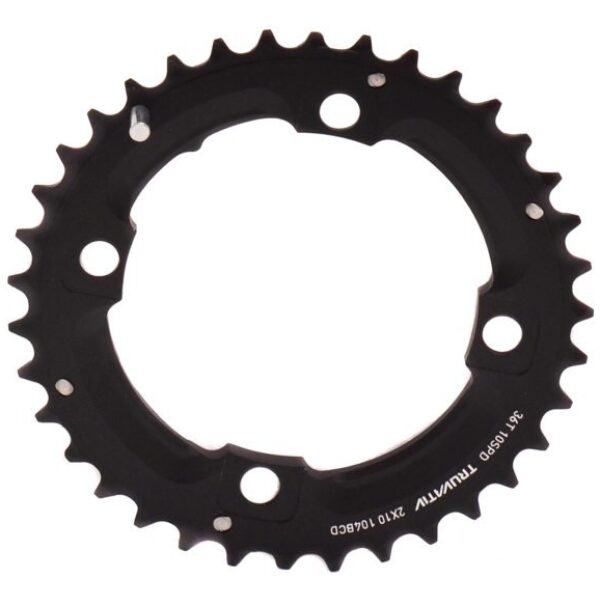 Sram kettingwiel blad 36t steek 104 2x10 l pin Zwart